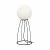 STAR TRADING Lampe de terrasse Mallorca 70 cm noir/blanc plastique/métal^ Luminaires De Terrasse