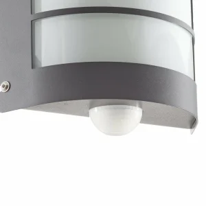 CMD Lampe d'ext. capteur Aqua Marco grille, anthracite^ Appliques D'Extérieur Avec Détecteur