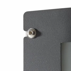 CMD Lampe d'ext. capteur Aqua Marco grille, anthracite^ Appliques D'Extérieur Avec Détecteur