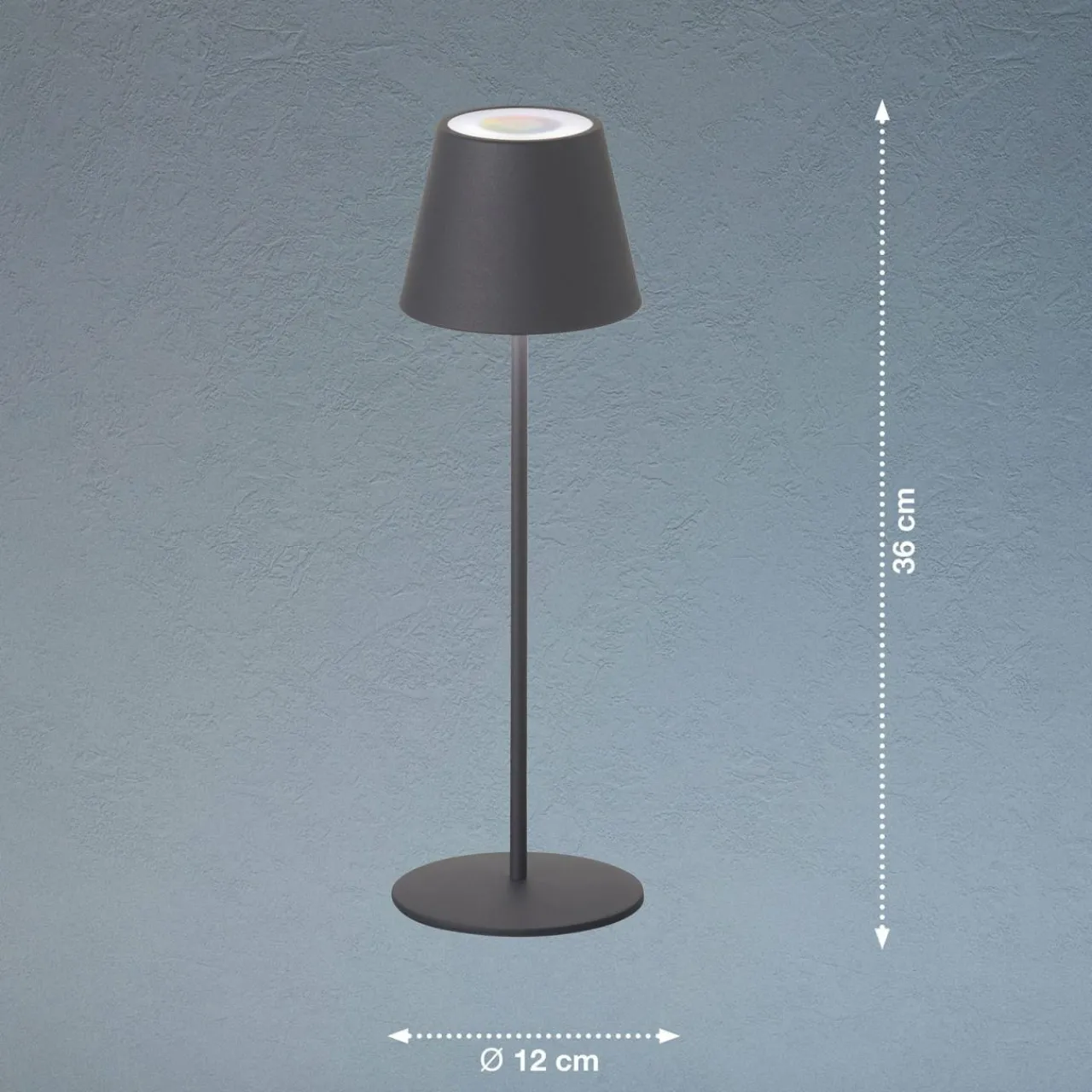 lampe_led_cosenza_batterie_rgbw_gris_sable_2.webp FH Lighting Lampe LED Cosenza batterie RGBW gris sable^ Lampes Décoratives