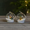 STAR TRADING Lampe LED Forest Friends, ours blanc avec arbre^ Lumière De Noël