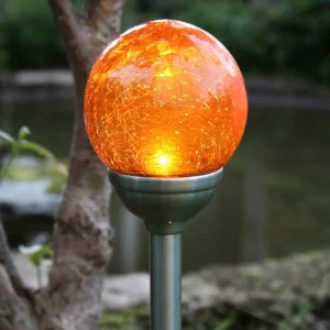 STAR TRADING Lampe solaire à piquet Roma avec LED ambre^ Lampes Décoratives