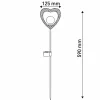 Näve Lampe solaire déco Cœur, piquet LED blanc chaud x2^ Lampes Décoratives