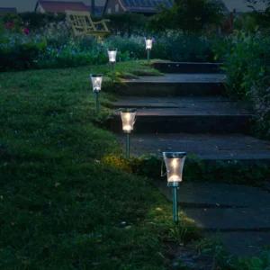 Näve Lampe solaire déco LED 5146408 piquet en lot de 8^ Lampes Décoratives