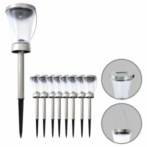 Näve Lampe solaire déco LED 5146408 piquet en lot de 8^ Lampes Décoratives