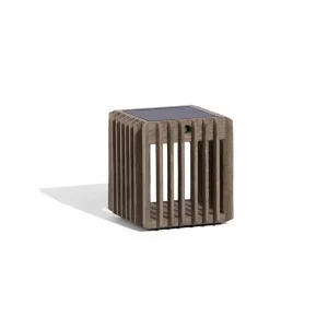 Les Jardins Lampe solaire de table à LED Verti, gris teck, 3.000 K, 300 lm^ Lampes Décoratives