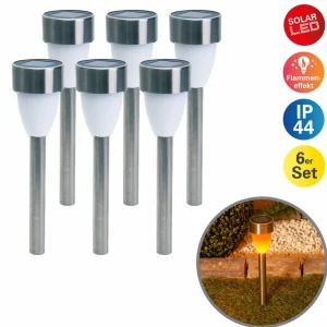 Näve Lampe solaire LED 4135006 effet flammes, par 6^ Lampes Décoratives