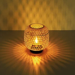 Globo Lampe solaire LED décorative 36671 déco bambou^ Lampes Décoratives
