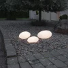 STAR TRADING Lampe solaire LED Globy pierre, longueur 26,5 cm^ Lampes Décoratives