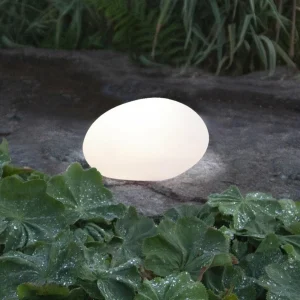 STAR TRADING Lampe solaire LED Globy pierre, longueur 26,5 cm^ Lampes Décoratives