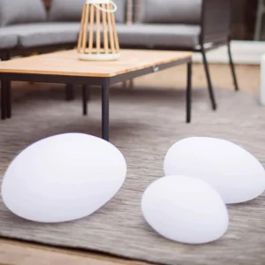STAR TRADING Lampe solaire LED Globy pierre, longueur 26,5 cm^ Lampes Décoratives