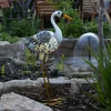 STAR TRADING Lampe solaire LED Heron, figurine de héron^ Lampes Décoratives