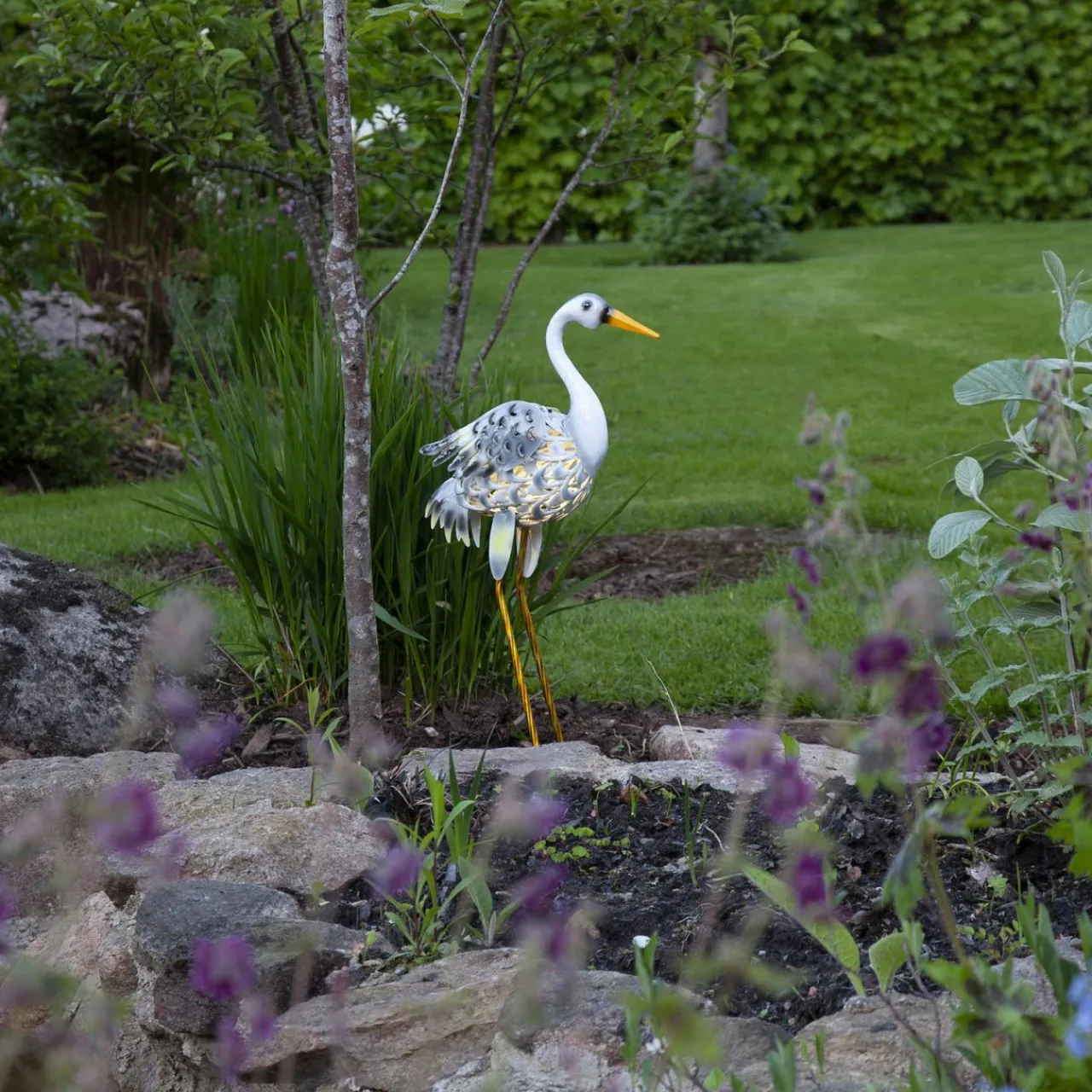 lampe_solaire_led_heron_figurine_de_hron_1.webp STAR TRADING Lampe solaire LED Heron, figurine de héron^ Lampes Décoratives