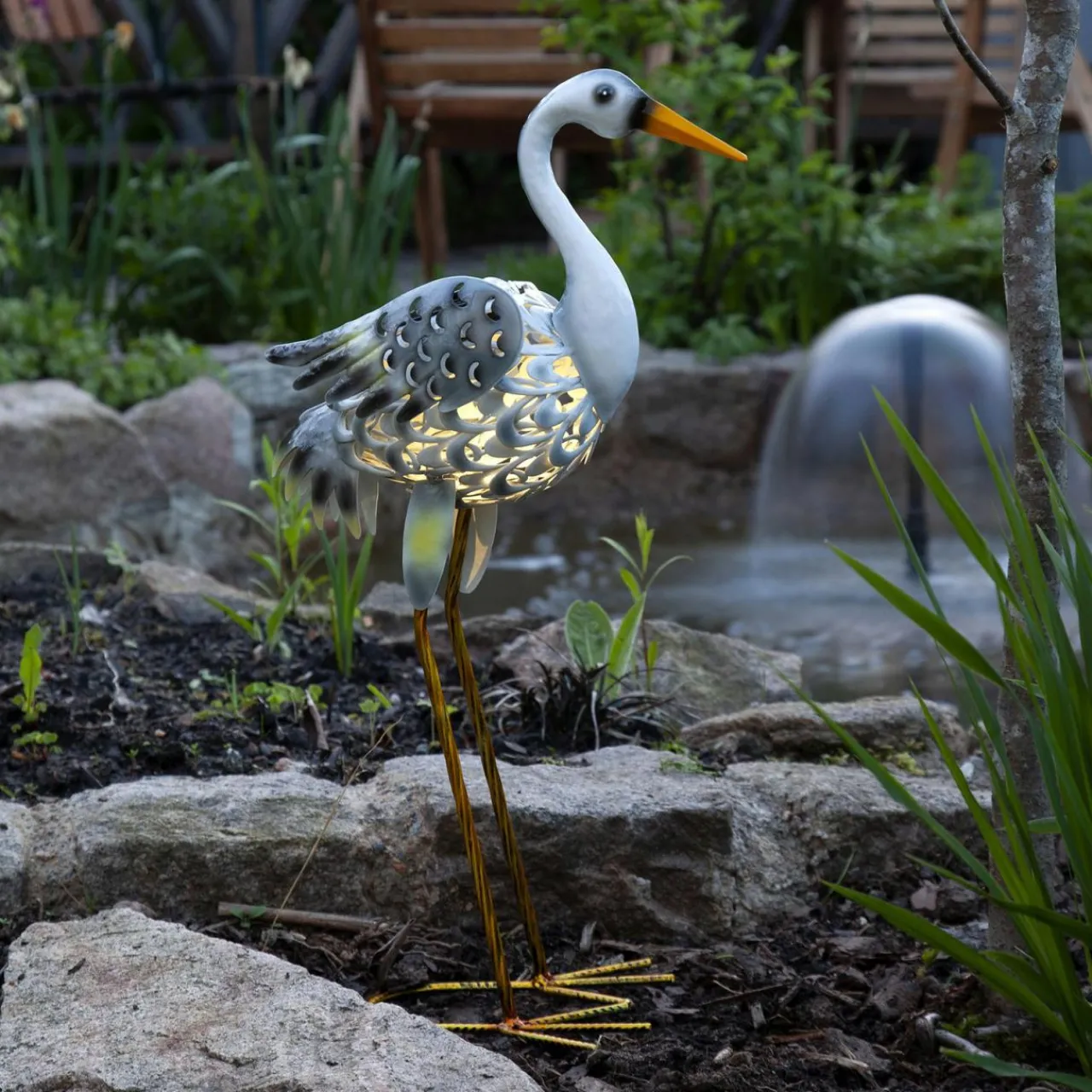 lampe_solaire_led_heron_figurine_de_hron_2.webp STAR TRADING Lampe solaire LED Heron, figurine de héron^ Lampes Décoratives