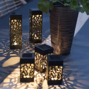 STAR TRADING Lampe solaire LED Izola Mini en lot de 3^ Lampes Décoratives