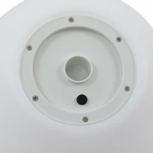 Lindby Lampe solaire LED Lago, Ø 25 cm, boule, piquet de terre, blanc^ Lampes Décoratives