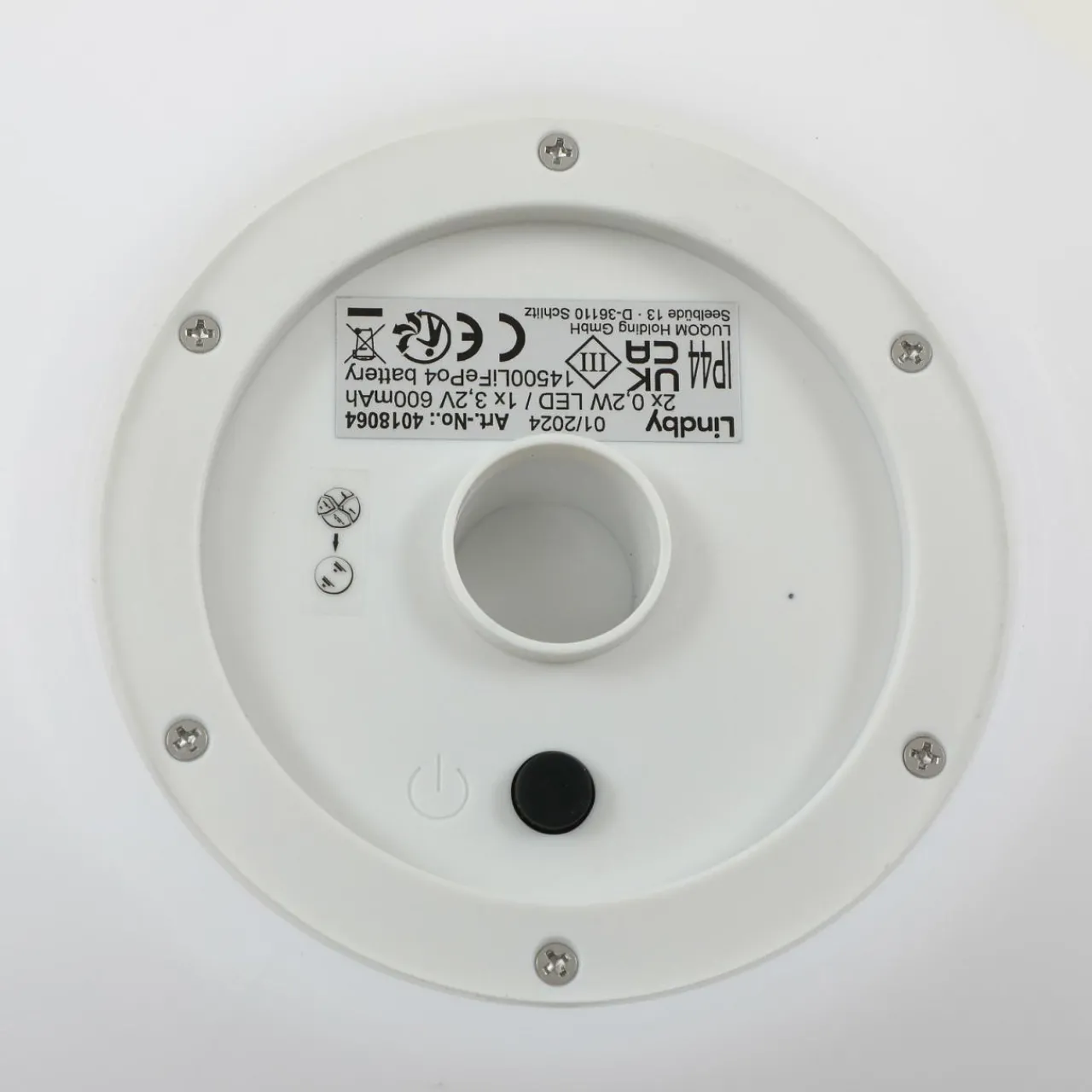 lampe_solaire_led_lindby_lago___cm_boule_piquet_de_terre_blanc_5.webp Lindby Lampe solaire LED Lago, Ø 30 cm, boule, piquet de terre, blanc^ Lampes Décoratives