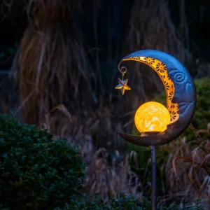 Näve Lampe solaire LED Lune^ Lampes Décoratives