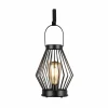 Reality Leuchten Lampe solaire LED Merida forme lanterne, angulaire^ Lampes Décoratives
