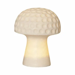 STAR TRADING Lampe solaire LED Sandy, 24 cm, blanc, plastique, forme de champignon^ Lumière De Noël