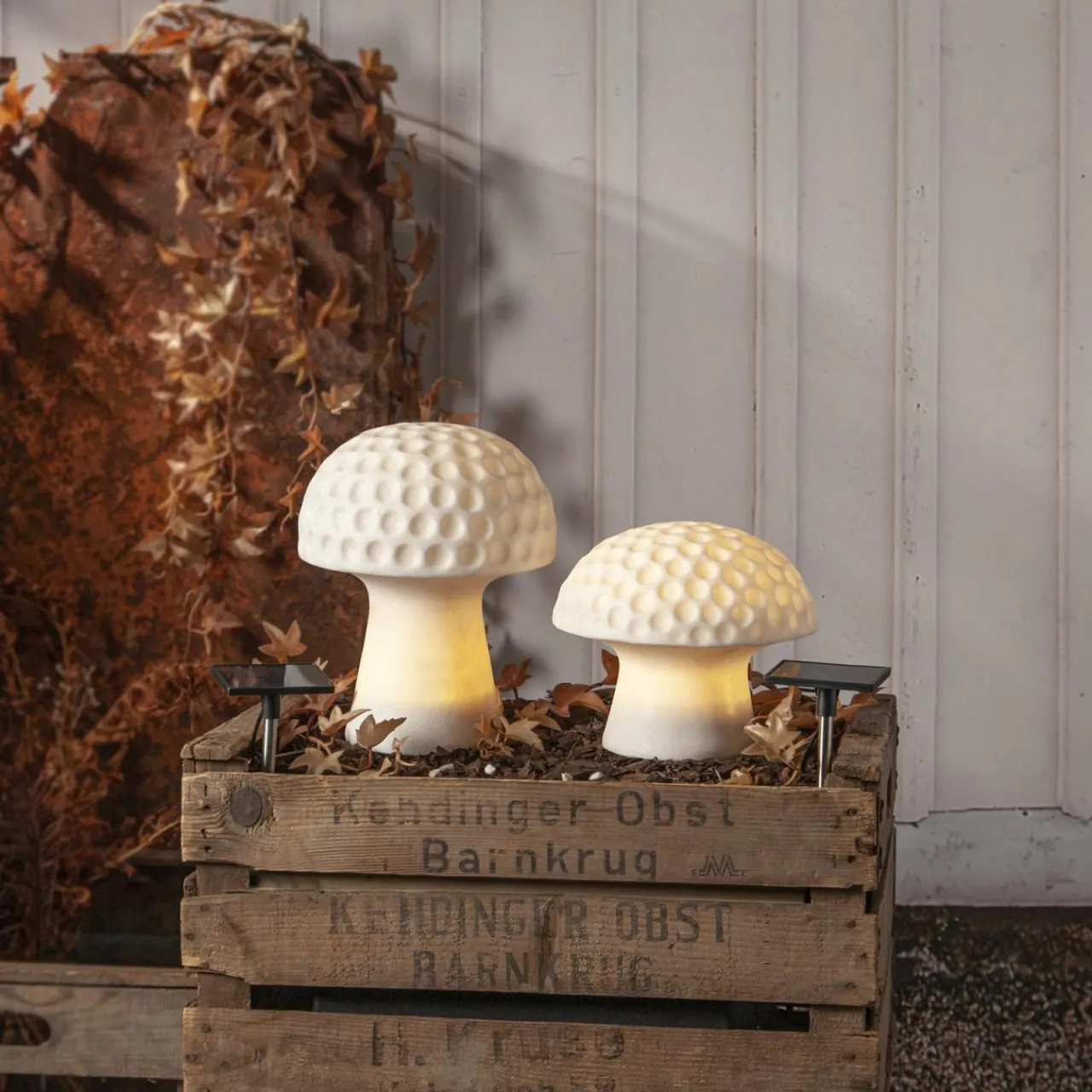 lampe_solaire_led_sandy__cm_blanc_plastique_forme_de_champignon_2.webp STAR TRADING Lampe solaire LED Sandy, 24 cm, blanc, plastique, forme de champignon^ Lumière De Noël