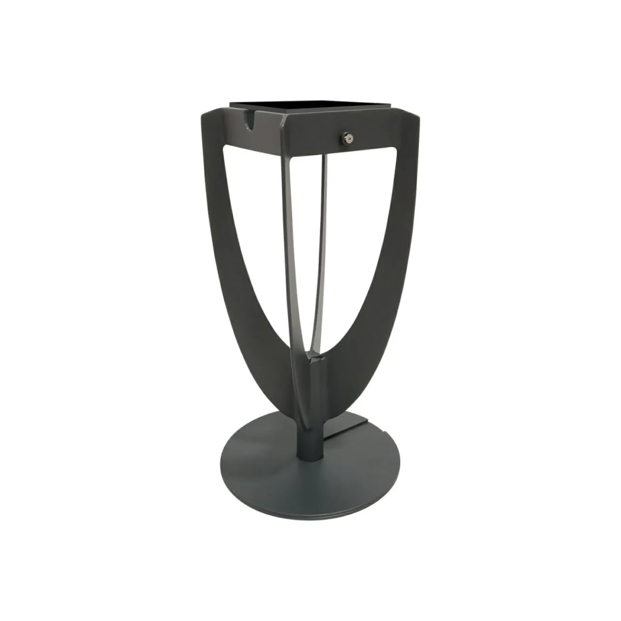 lampe_solaire_led_tulip_avec_embase_gris_0.webp Les Jardins Lampe solaire LED Tulip avec embase, gris^ Lampes Décoratives