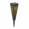 Globo Lampe sur piquet LED solaire 33578-3, noir, plastique, 3 pièces^ Lampes Décoratives