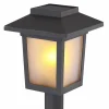 Globo Lampe sur piquet LED solaire 33577-3, noir, plastique, 3 pièces^ Lampes Décoratives