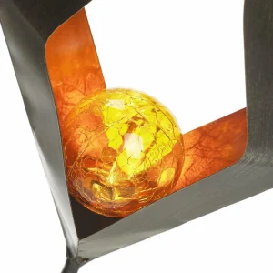 EGLO Lampe sur piquet LED solaire 48702 sphère en verre^ Lampes Décoratives