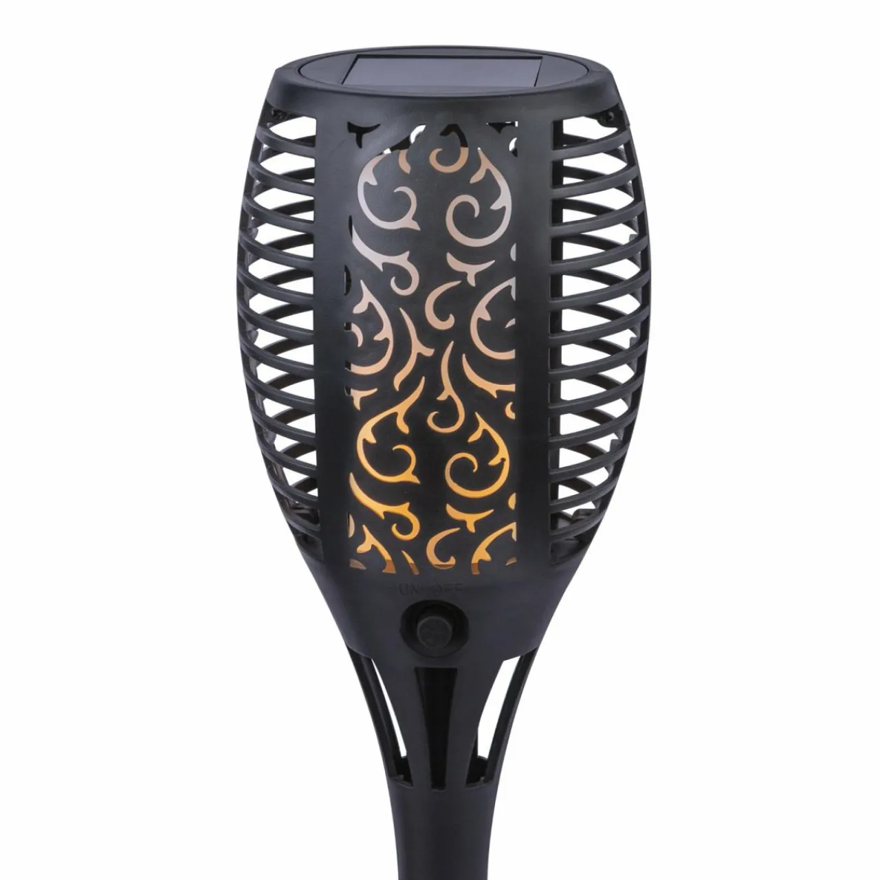 lampe_sur_piquet_led_solaire__torche_noir_plastique_2.webp Globo Lampe sur piquet LED solaire 33077 Torche, noir, plastique^ Lampes Décoratives