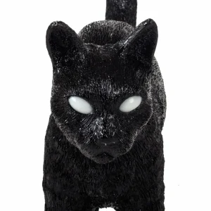 SELETTI Lampe table déco LED Jobby The Cat, noire^ Lampes Décoratives