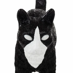 SELETTI Lampe table déco LED Jobby The Cat, noire/blanche^ Lampes Décoratives