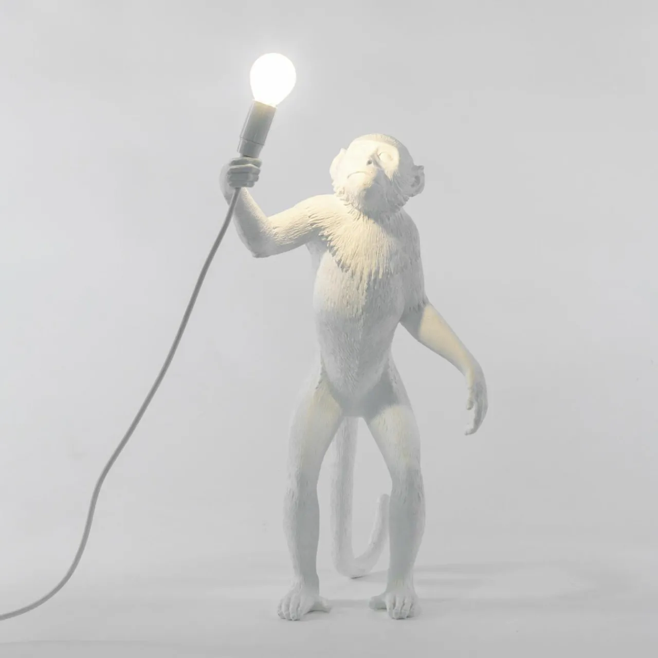 lampe_table_dco_led_monkey_lamp_blanc_debout_4.webp SELETTI Lampe table déco LED Monkey Lamp, blanc, debout^ Lampes Décoratives