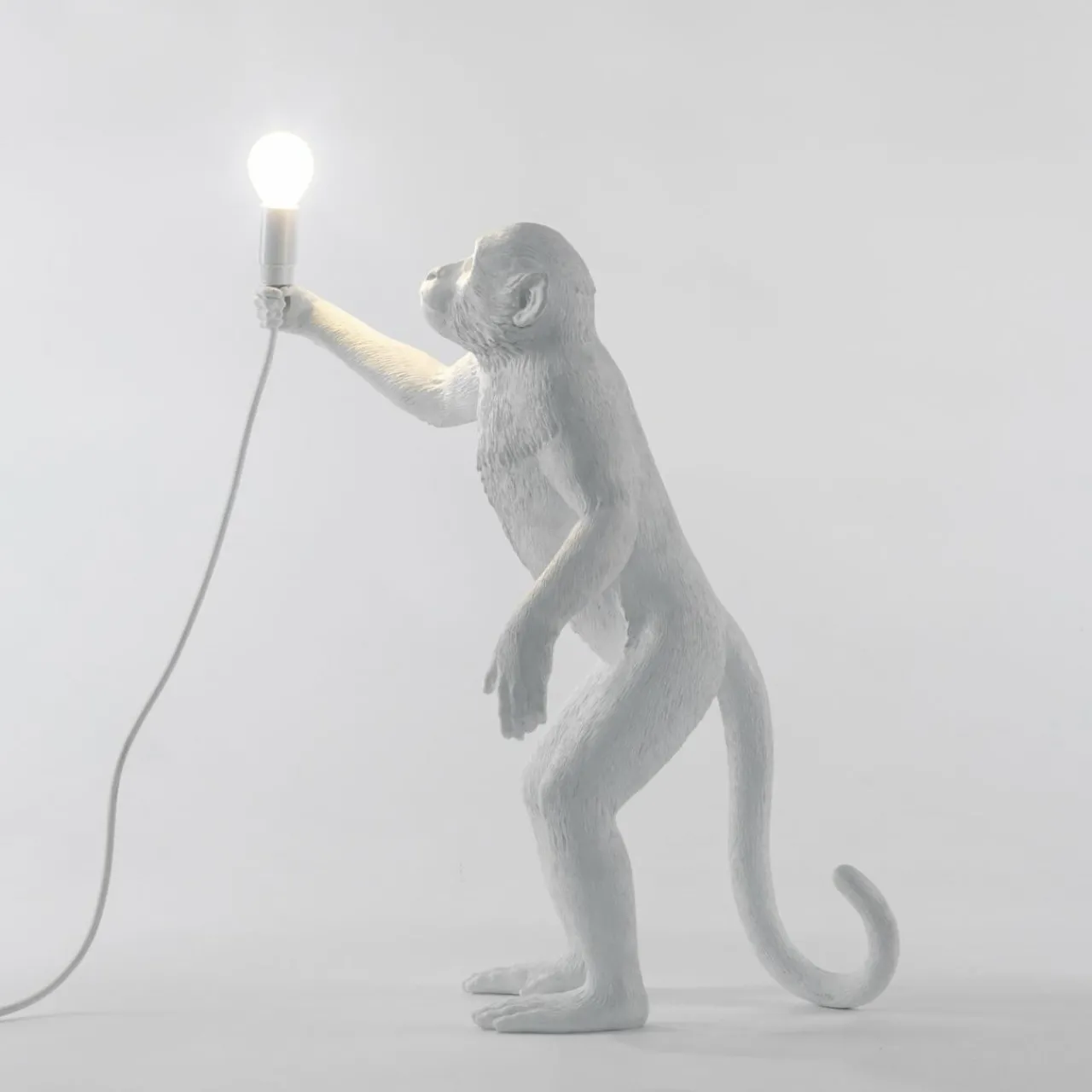 lampe_table_dco_led_monkey_lamp_blanc_debout_6.webp SELETTI Lampe table déco LED Monkey Lamp, blanc, debout^ Lampes Décoratives