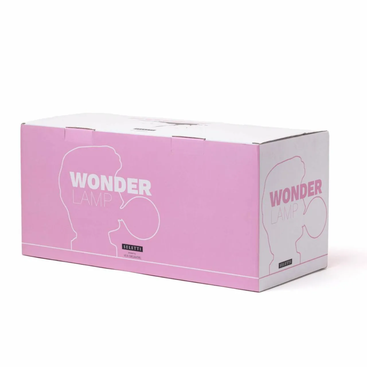lampe_table_dco_ledwonder_times_blancrose_6.webp SELETTI Lampe table déco LED Wonder Times, blanc/rose^ Lampes Décoratives