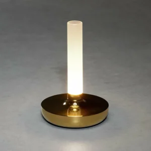 Konstsmide Lampe table LED Biarritz IP54 batterie CCT doré^ Lampes Décoratives