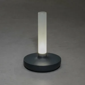 Konstsmide Lampe table LED Biarritz IP54 batterie CCT grise^ Lampes Décoratives