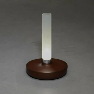 Konstsmide Lampe table LED Biarritz IP54 batterie CCT rouille^ Lampes Décoratives