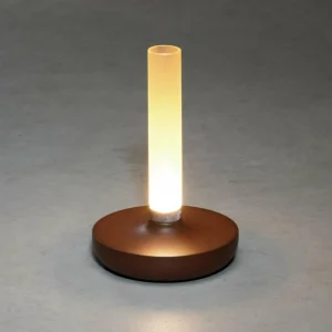 Konstsmide Lampe table LED Biarritz IP54 batterie CCT rouille^ Lampes Décoratives