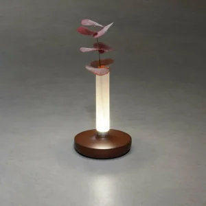 Konstsmide Lampe table LED Biarritz IP54 batterie CCT rouille^ Lampes Décoratives