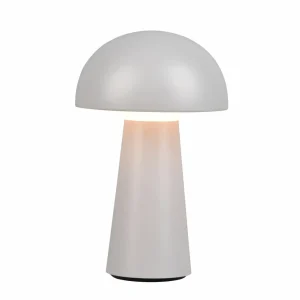 Reality Leuchten Lampe table LED Lennon IP44 batterie tactile gris^ Lampes Décoratives