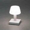 Konstsmide Lampe table LED Monaco, batterie, blanche^ Lampes Décoratives