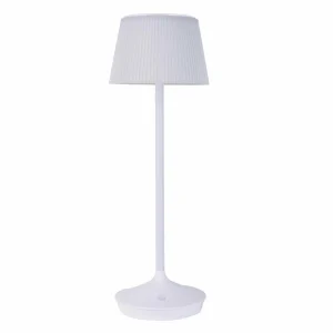 Näve Lampe table solaire LED Emmi CCT recharge, blanche^ Lampes Décoratives