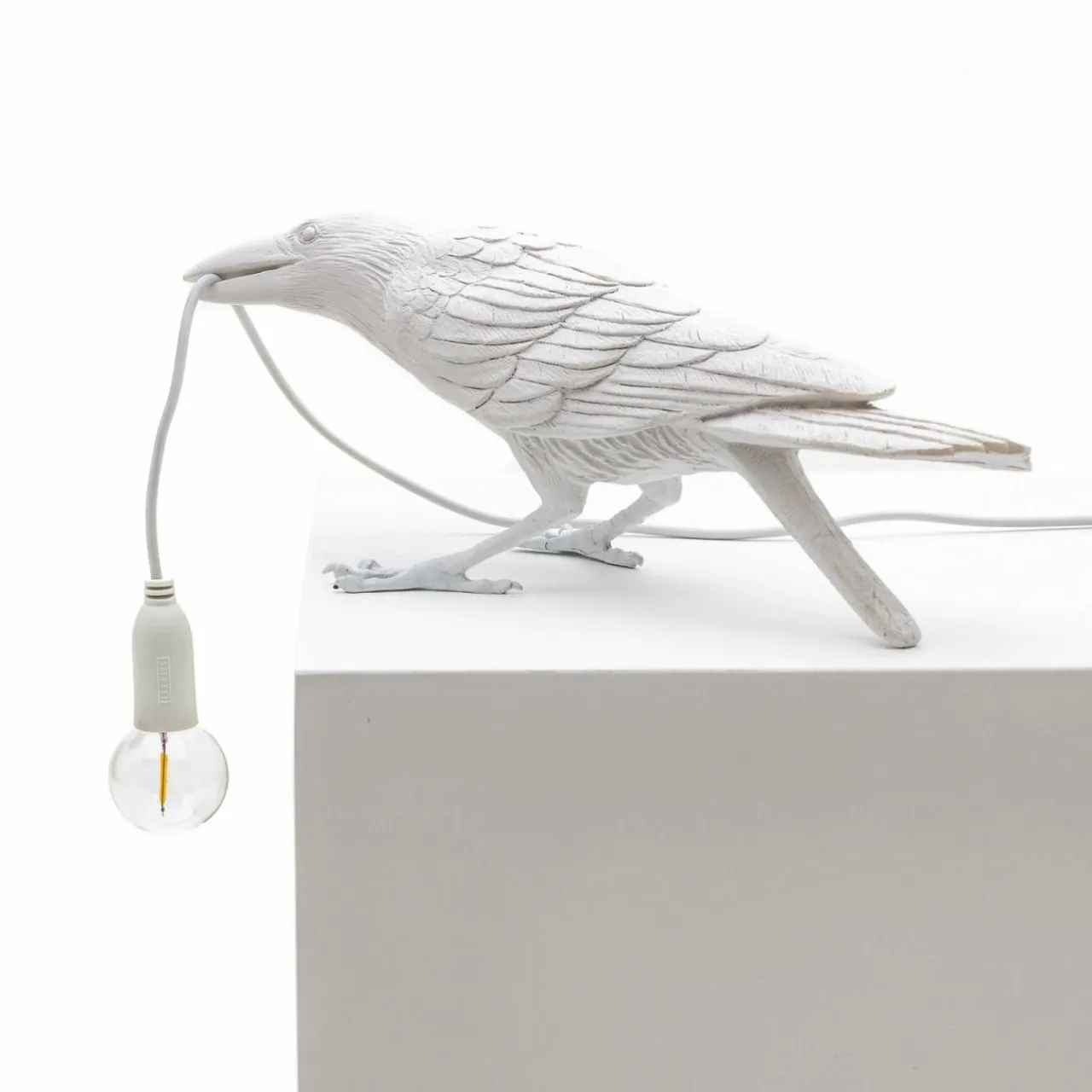 lampe_terrasse_dco_led_bird_lamp_jouant_blanc_0.webp SELETTI Lampe terrasse déco LED Bird Lamp jouant blanc^ Lampes Décoratives
