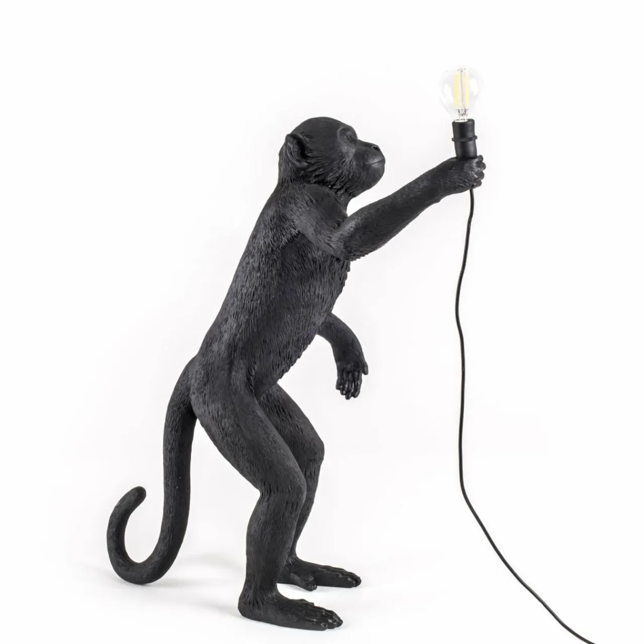 lampe_terrasse_dco_led_monkey_lamp_debout_noir_0.webp SELETTI Lampe terrasse déco LED Monkey Lamp debout noir^ Lampes Décoratives