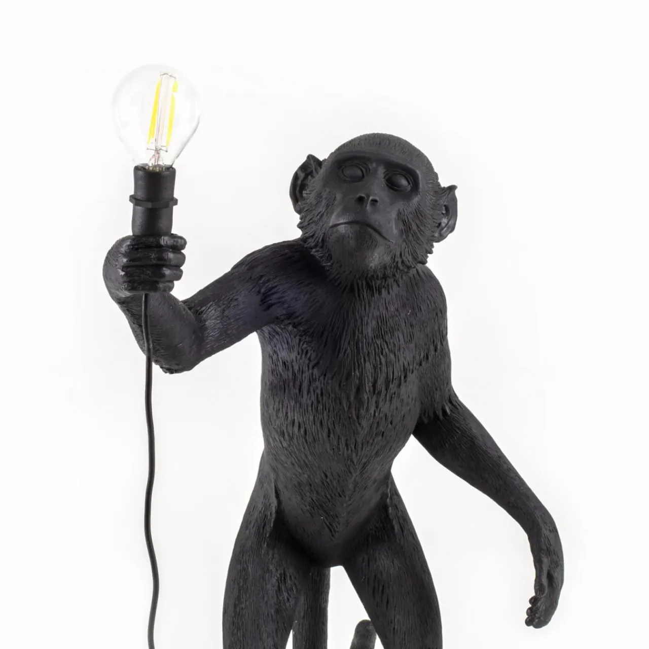 lampe_terrasse_dco_led_monkey_lamp_debout_noir_5.webp SELETTI Lampe terrasse déco LED Monkey Lamp debout noir^ Lampes Décoratives