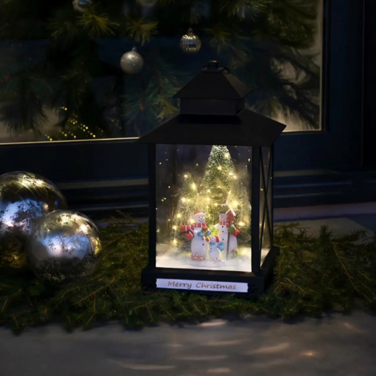 lanterne_dco_led_bonshommes_neige_noir_ip_cm_2.webp Konstsmide Christmas Lanterne déco LED Bonshommes neige noir IP44 42 cm^ Lumière De Noël