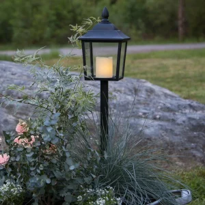 STAR TRADING Lanterne funéraire LED Flame Lantern hauteur 52 cm^ Lampes Décoratives