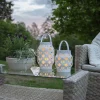 STAR TRADING Lanterne LED Flame Lantern, blanche, hauteur 23 cm^ Lampes Décoratives