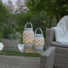 STAR TRADING Lanterne LED Flame Lantern, blanche, hauteur 16 cm^ Lampes Décoratives